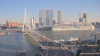 Erasmusbrug, Kop van Zuid, Cruise Terminal