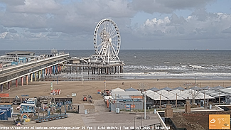 Pier vanaf Beachclub Zeezicht
