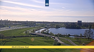 A6 t.h.v. Almere-Stad