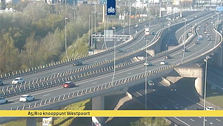 A10 t.h.v. knooppunt Westpoort