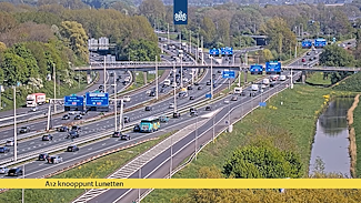 A12 t.h.v. knooppunt Lunetten