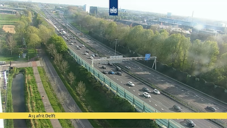 A13 t.h.v. Delft
