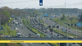 A16 t.h.v. Dordrecht