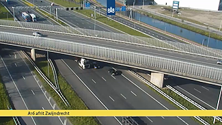 A16 t.h.v. Zwijndrecht