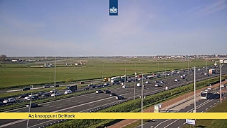 A4 t.h.v. knooppunt De Hoek