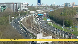A4 t.h.v. Amsterdam-Sloten